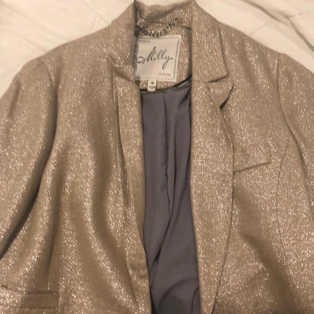 It’s a shiny gold jacket